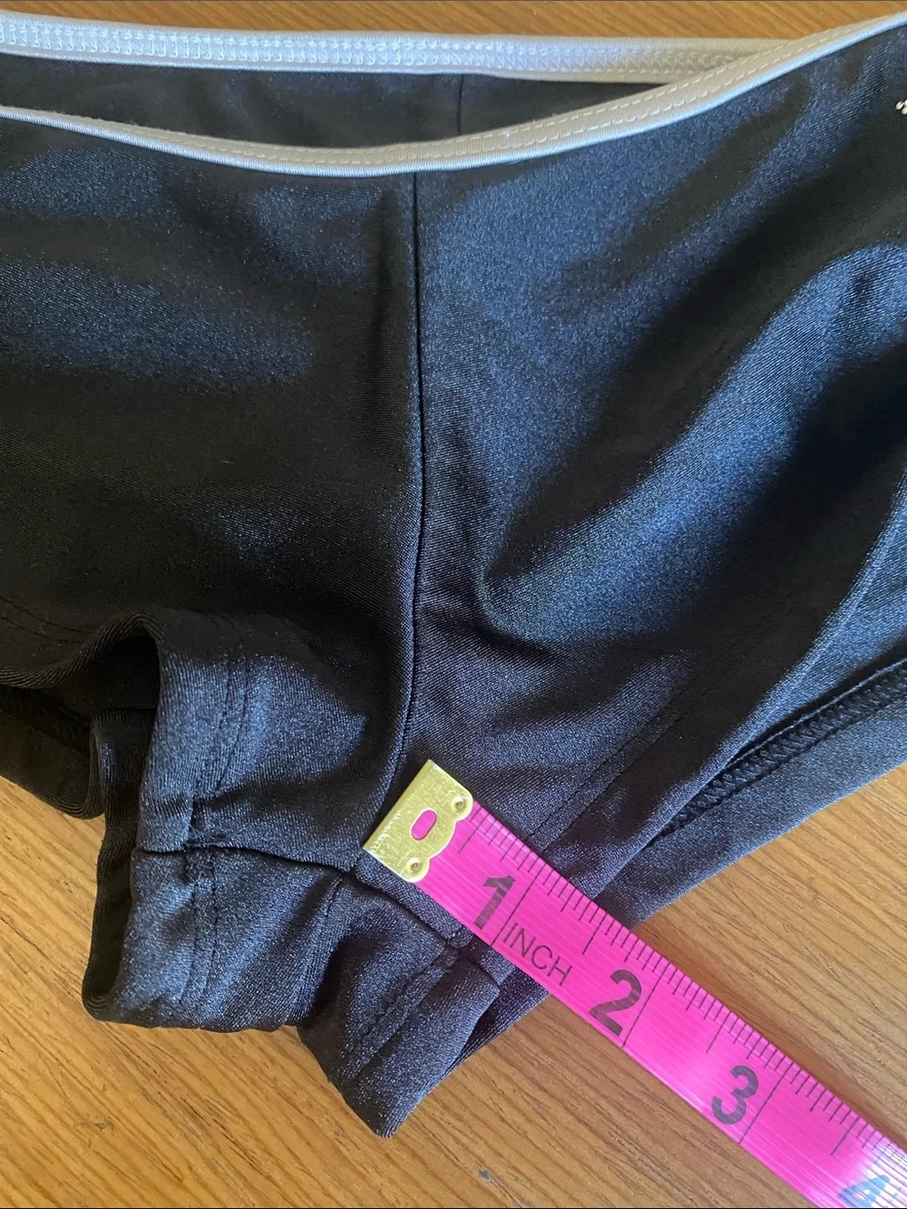 Frankie's Bikinis Black Swimwear White Trim side cut outs XS